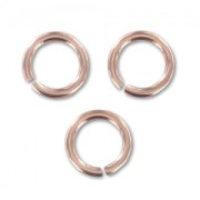 Rose Gold-filled jumprings open 5x0.76 mm x10