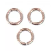 Rose Gold-filled jumprings open 5x0.76 mm x10