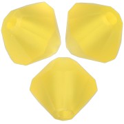 5mm Preciosa Bicone Beads - Rondelle Bead - Citrine Matt x12|raw }}