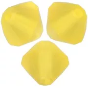 5mm Preciosa Bicone Beads - Rondelle Bead - Citrine Matt x12