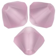 5mm Preciosa Bicone Beads - Rondelle Bead - Light Amethyst Matt x12|raw }}