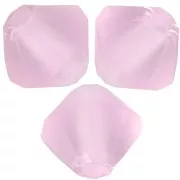 5mm Preciosa Bicone Beads - Rondelle Bead - Pink Sapphire Matt x12