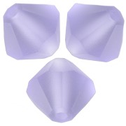 5mm Preciosa Bicone Beads - Rondelle Bead - Tanzanite Matt x12