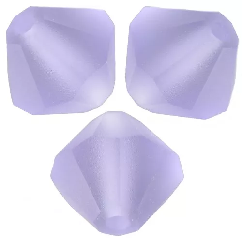 5mm Preciosa Bicone Beads - Rondelle Bead - Tanzanite Matt x12