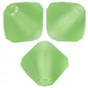 5mm Preciosa Bicone Beads - Rondelle Bead - Peridot Matt x12