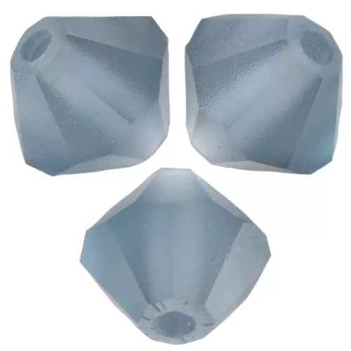 5mm Preciosa Bicone Beads - Rondelle Bead - Montana Matt x12