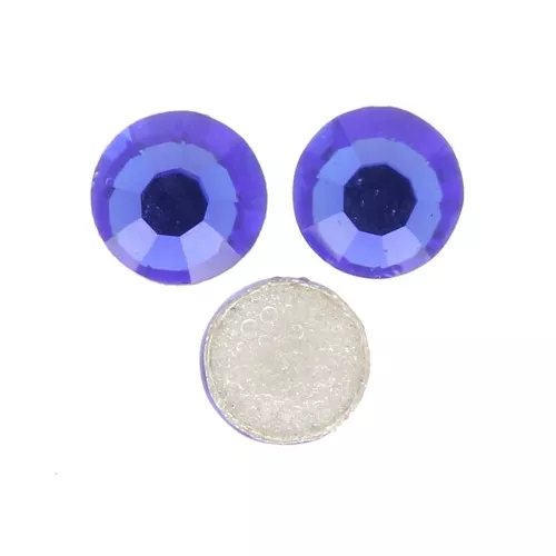 2mm Preciosa Cristal Hotfix Rhinestones - Sapphire x36
