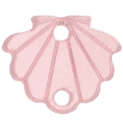 11.5x14mm Plexiglas shell spacer - Light pink x1