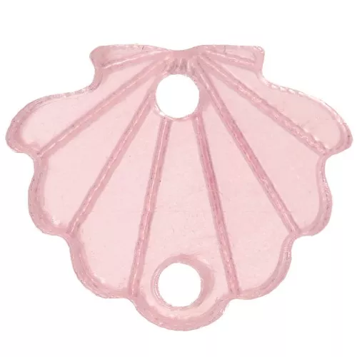 11.5x14mm Plexiglas shell spacer - Light pink x1