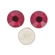 2mm Preciosa Cristal Rhinestones to stick - Light Siam x36