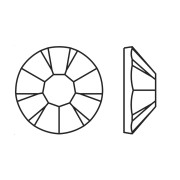 2mm Preciosa Cristal Rhinestones to stick - Light Siam x36