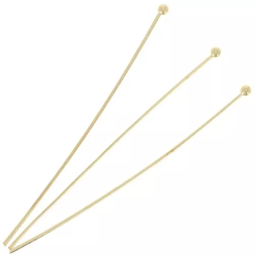 52x0.7mm Ball pins - Gold x10