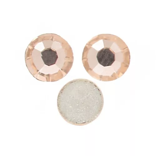 2mm Preciosa Cristal Rhinestones to stick - Light Peach x36