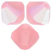 6mm Preciosa bicones - Rondelle Bead - Rose Peach AB Matt x12