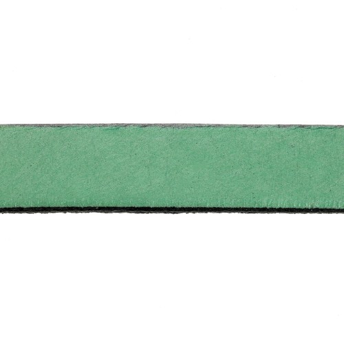 Leather lace 10mm Green x30cm