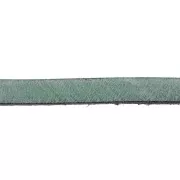 Leather lace 5x2mm Green x30cm