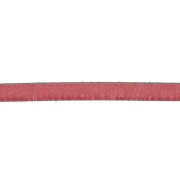 Leather lace 5x2mm Metallic Pink x30cm