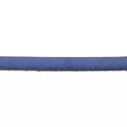 Leather lace 5x2mm Blue x30cm