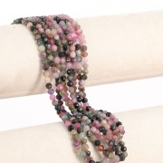 Round faceted beads 4.5 mm gemstone - Tourmaline x38cm