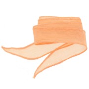 25mm Silk ribbon - Peach x85cm