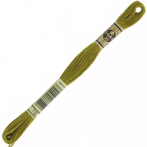 Embroidery thread DMC Mouliné Spécial 117 MC - Olive (732) x8m