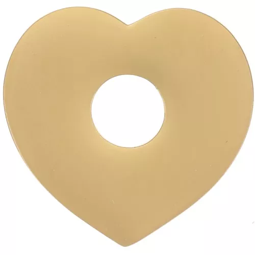 15x16mm 316L stainless steel Heart pendants - Gold x2
