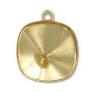 Stick-on setting PureCrystal 4470 12mm 1 loop Gold tone x1