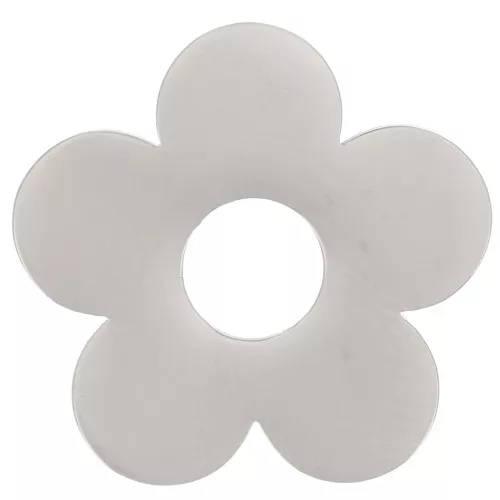 16mm 316L stainless steel Flower pendants x2