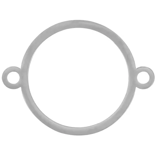 25mm 316L stainless steel hollow circle spacer x1