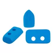2x5mm Piros® Glass beads by Puca® - Capri Blue Light Mat x10g