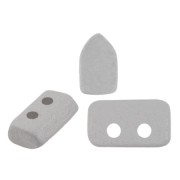 2x5mm Piros® Glass beads by Puca® - Grey Light Mat x10g|raw }}
