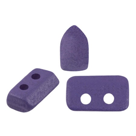 2x5mm Piros® Glass beads by Puca® - Dark Violet Light Mat x10g