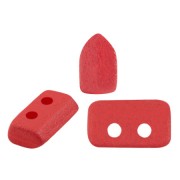 2x5mm Piros® Glass beads by Puca® - Dark Red Light Mat x10g|raw }}