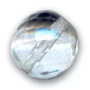 Fire Polished faceted round bead 16mm Crystal  x1