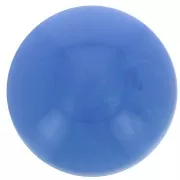 14 mm round cabochon in opaque resin - Blue x1