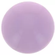 Cabochon - 14mm Round opaque resin cabochon - Light violet x1 14mm Round opaque resin cabochon - Light violet x1