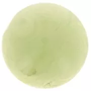 14 mm round cabochon in translucent resin - Marbled Lichen x1