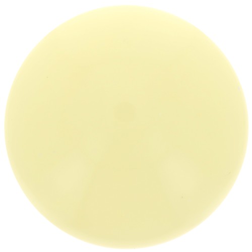 14 mm round cabochon in opaque resin - Pale yellow x1