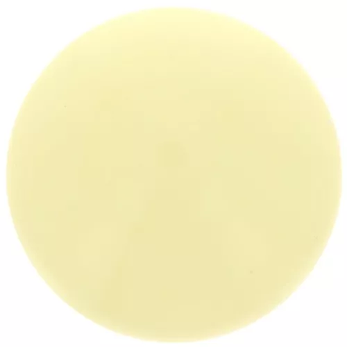 14 mm round cabochon in opaque resin - Pale yellow x1