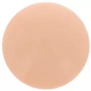 14 mm round cabochon in opaque resin - Peach x1
