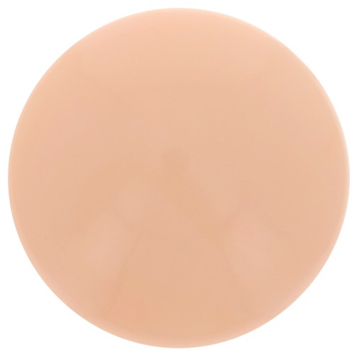 14 mm round cabochon in opaque resin - Peach x1