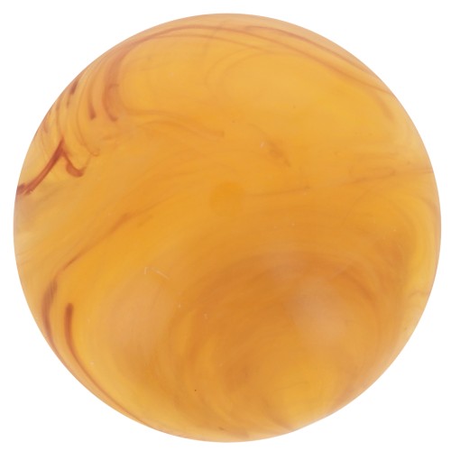 12 mm round cabochon in translucent resin - Apricot marble x1
