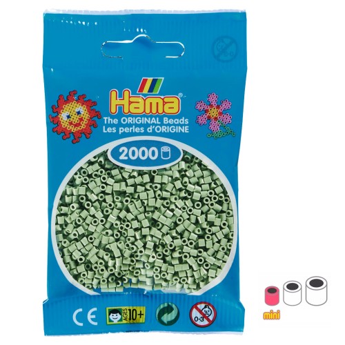 2.5mm Hama MINI beads - Eucalyptus (n°101) x2000