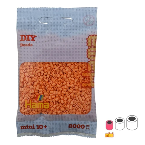 2.5mm Hama MINI beads - Apricot (n°105) x2000