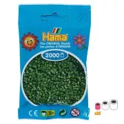 2.5mm Hama MINI beads - Forest green (n°102) x2000