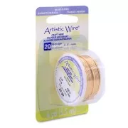 Artistic Copper Wire 0.81 mm - Silver plated anti-tarnish x5.5m