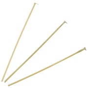 30x0.6mm 304L Stainless Steel Head Pins - Gold Tone x10|raw }}