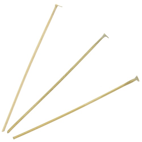 30x0.6mm 304L Stainless Steel Head Pins - Gold Tone x10