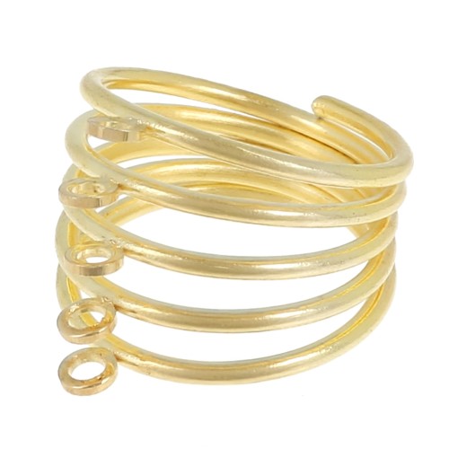 5-ring ring - Size 53 - Gold x1