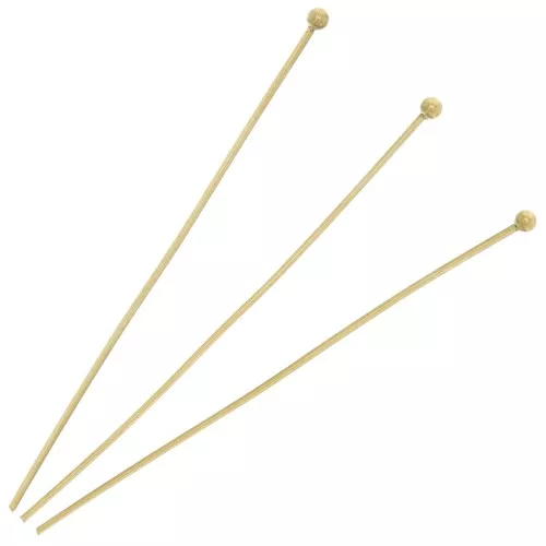 50x0.7mm 304L Stainless Steel Ball pins - Gold x10